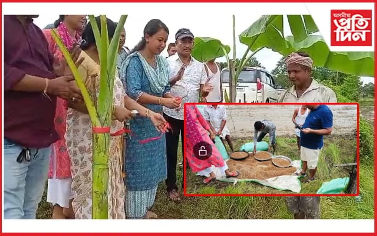ধেমাজিত বানাক্ৰান্ত কৃষকৰ বাবে সমূহীয়া কঠিয়াতলী প্ৰস্তুত...